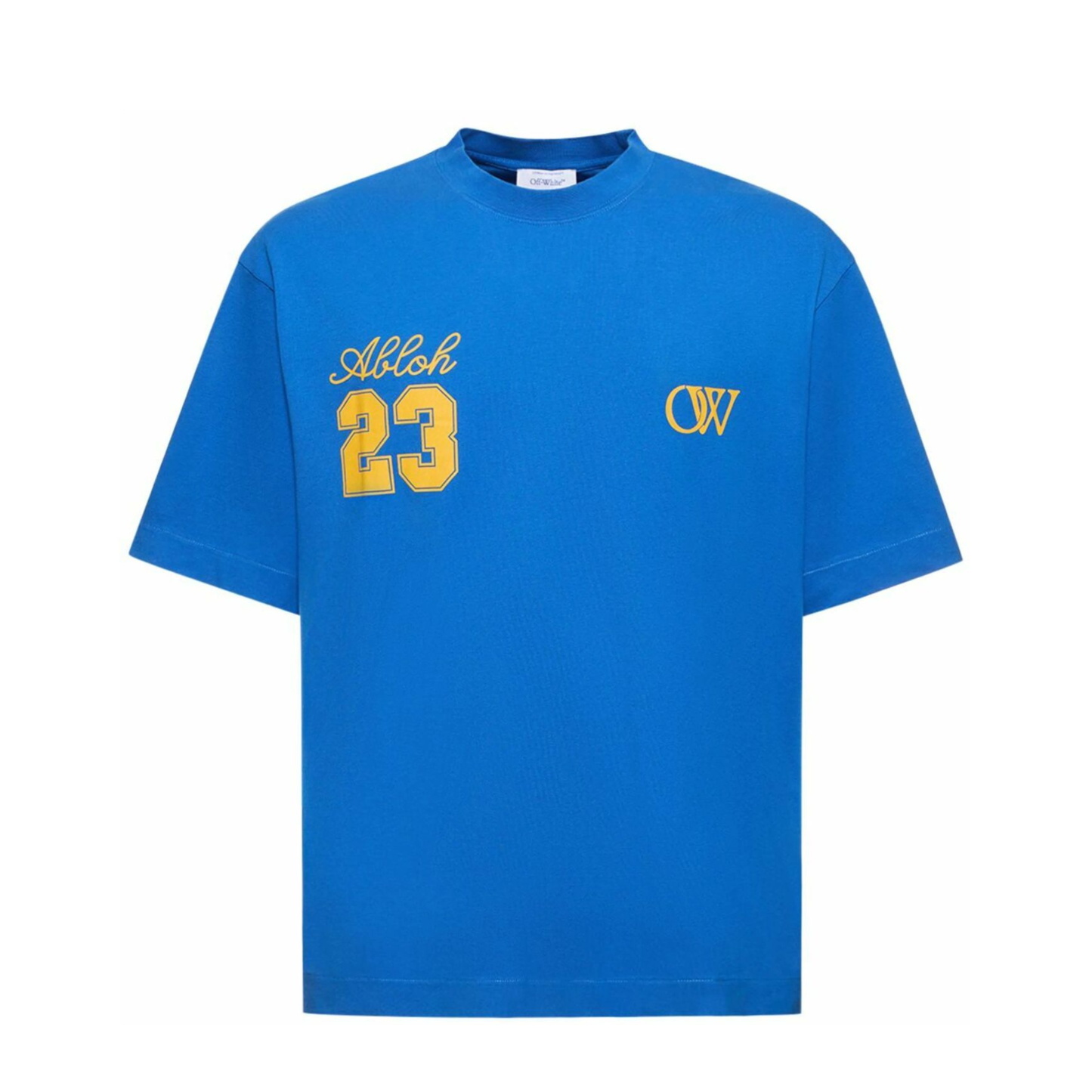 Playera Off White Skate 23 Blue