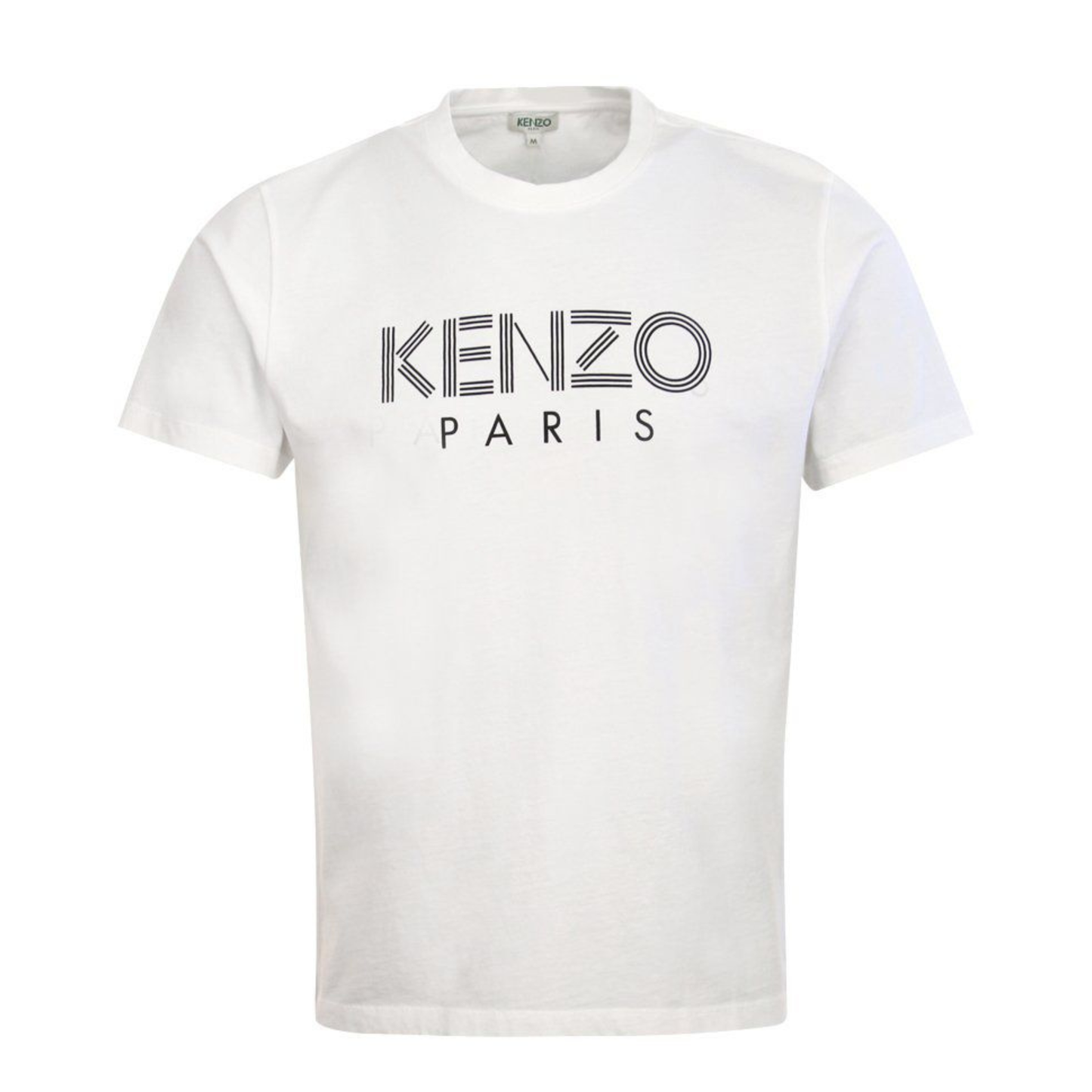 Playera Kenzo Logo Print White/Black