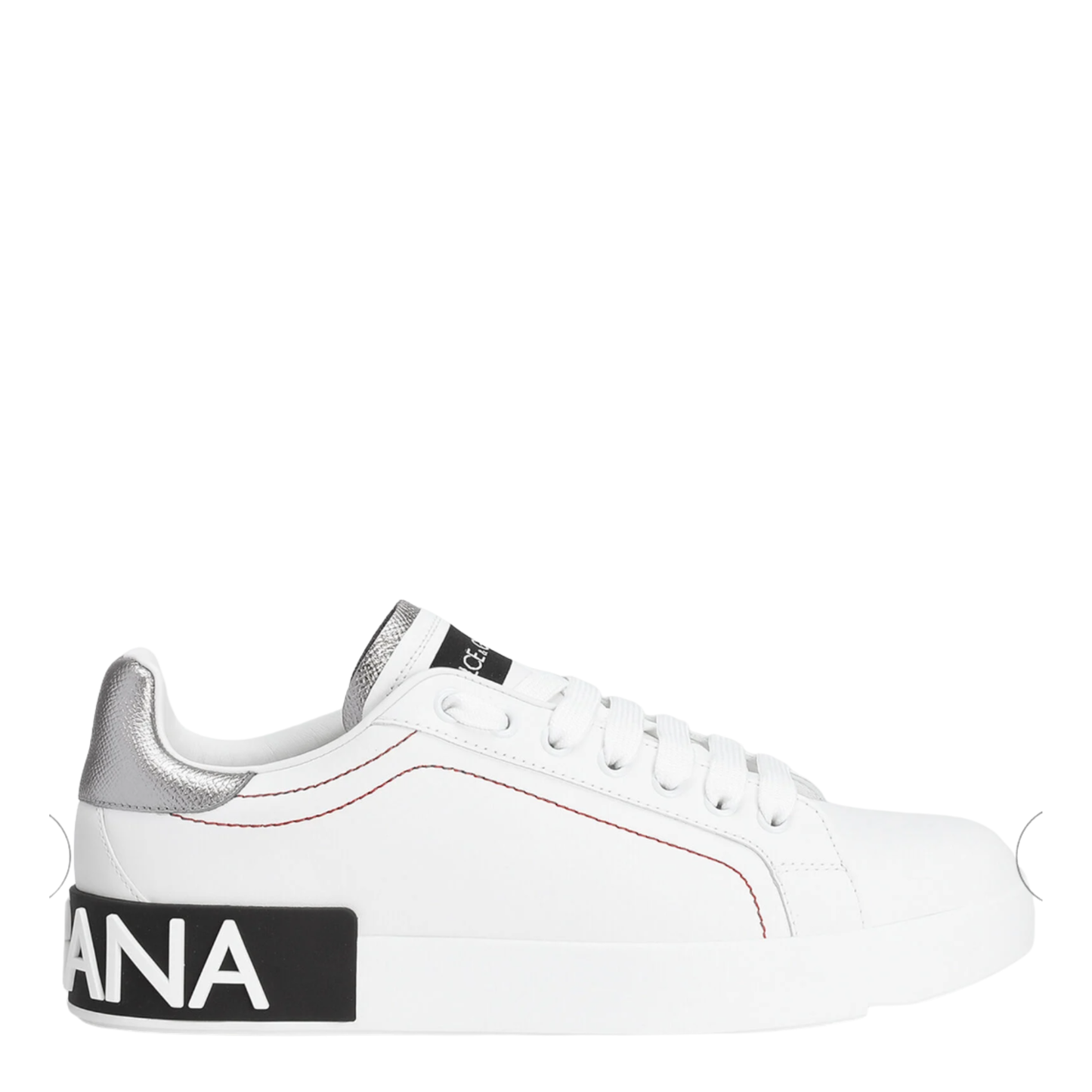 Dolce & Gabbana Portofino Black/White/Silver leather