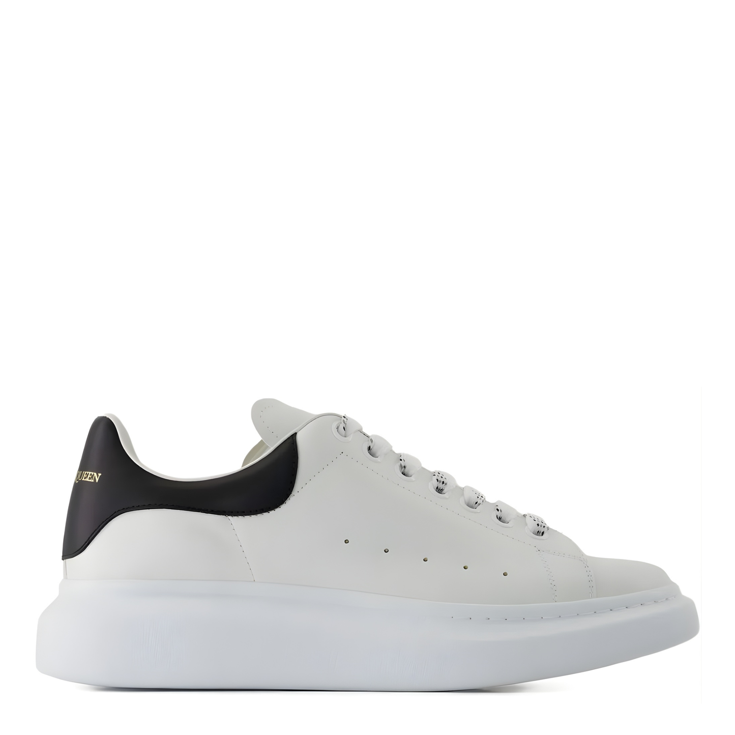 Alexander Mcqueen White/Black leather