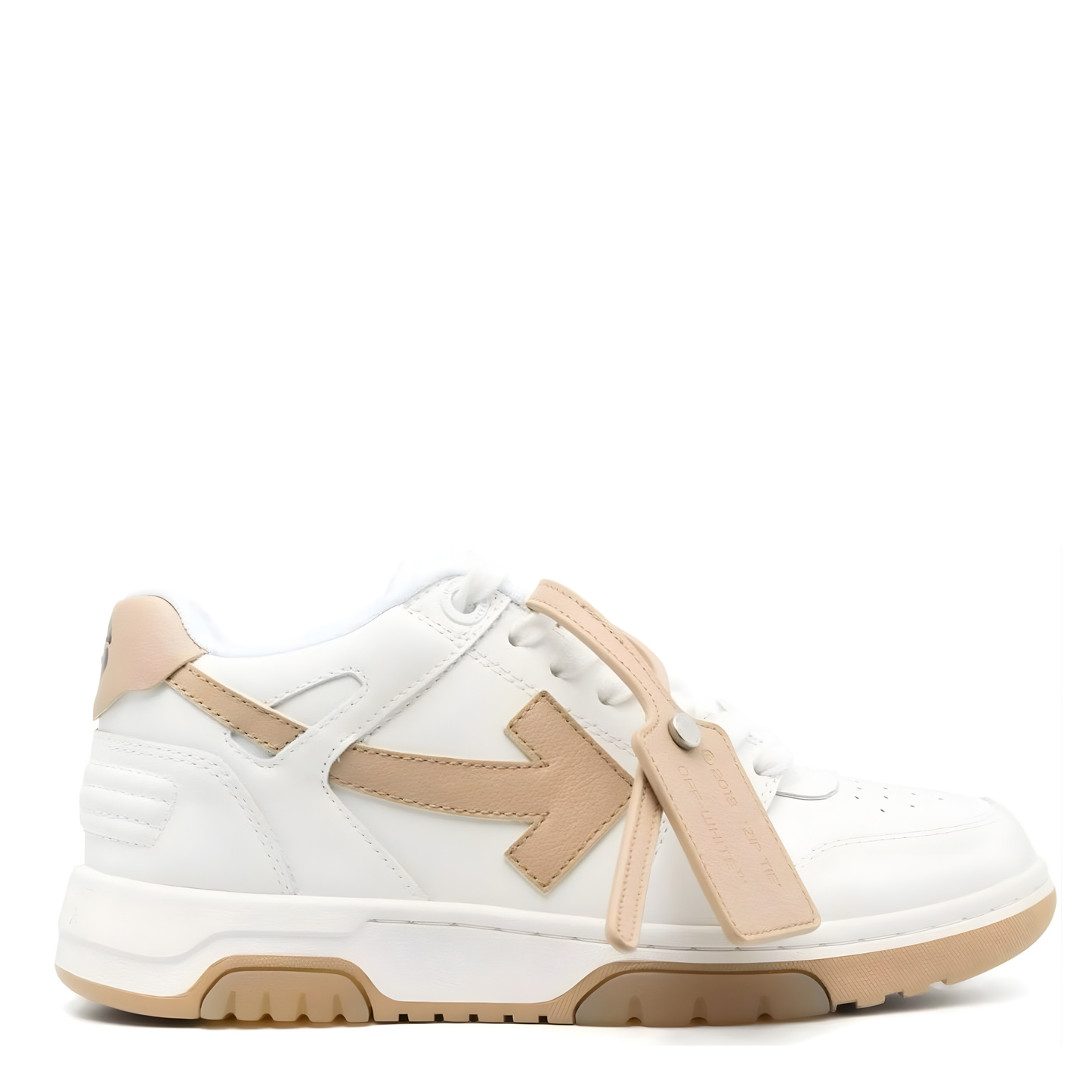 Off White Out Of Office OOO White/Beige leather
