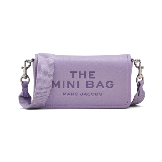 Mini Bolsa Marc Jacobs Leather Crossbody Mini Lilac