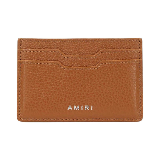 Tarjetero Amiri Leather Brown