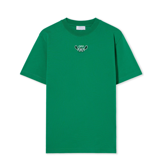 Playera Off White Bandana Green