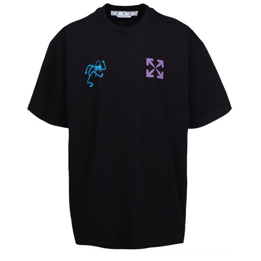 Playera Off White 90´s Liquid Oversize