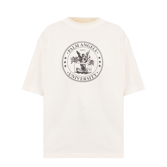Playera Palm Angels College Beige/Black