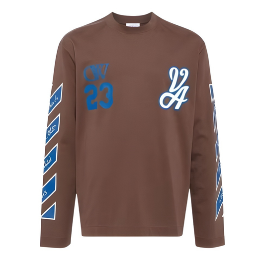 Playera Manga Larga Off White 23 Varsity Skate