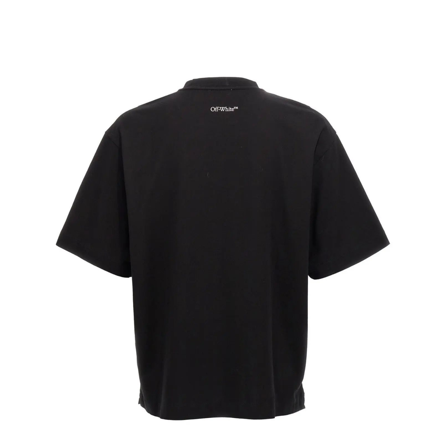 Playera Off White Round Logo
