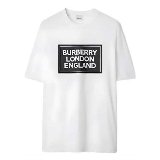 Playera Burberry Ellison Logo Print