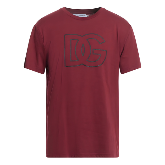 Playera Dolce & Gabbana Crew Neck Burgundy