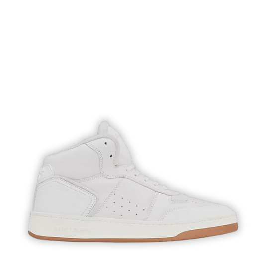 SAINT LAUREN SL80 MID TOP WHITE