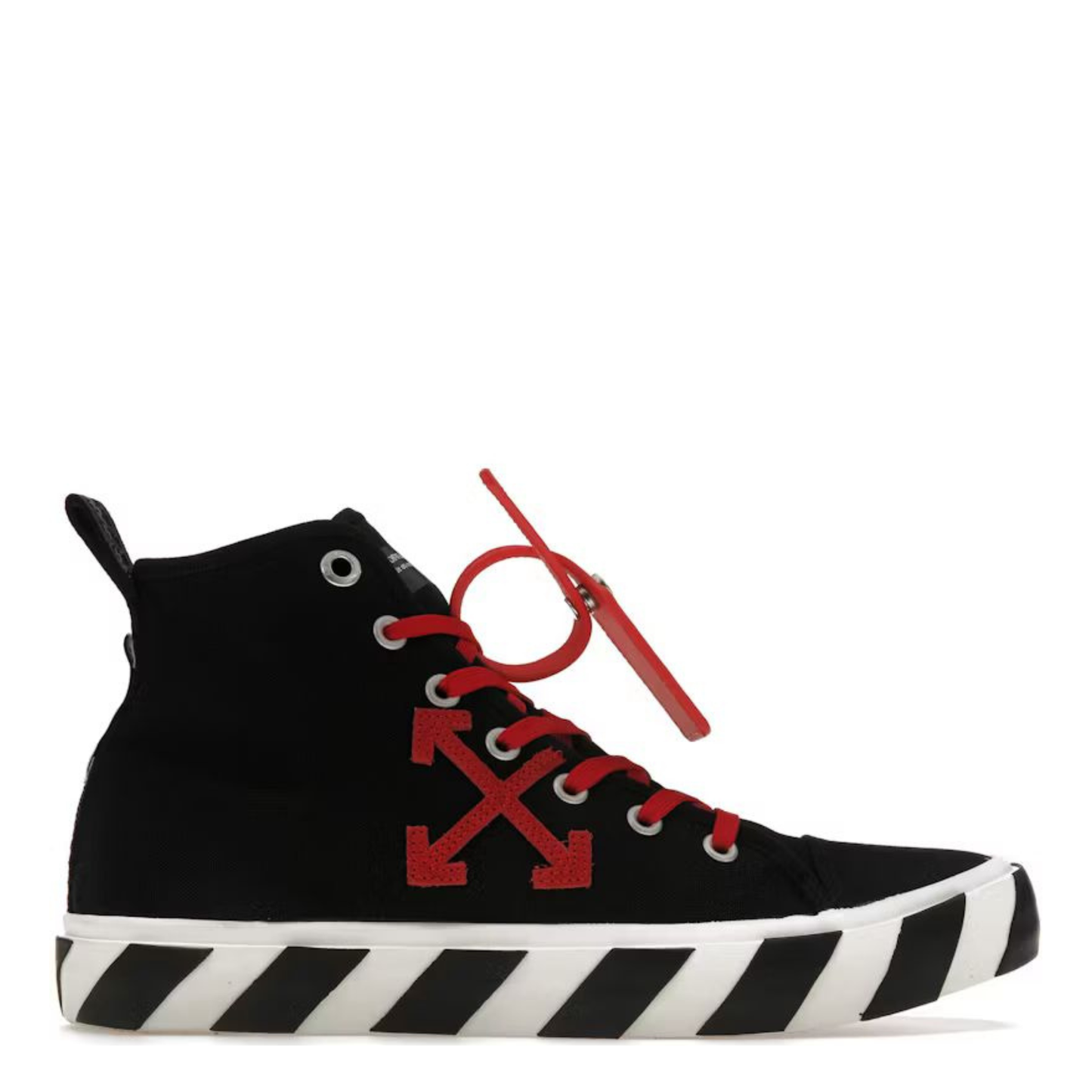 Off White  Vulcanized Mid Black/Red/White